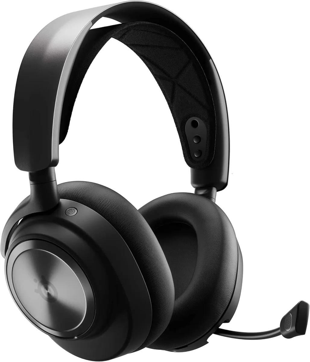 SteelSeries Arctis Nova Pro Wireless Xbox Headset - Gaming Headset Wireless - Unbegrenzte Akkulaufzeit; 2-Akku-System - Active Noise Cancellation - ClearCast Gen2 Mikro - Für Xbox, PC & mehr- Schwarz — Bild 5