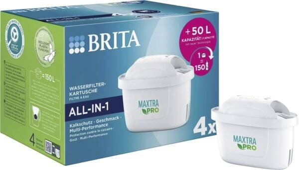 BRITA Maxtra Pro All-in-1 Pack 4 122027