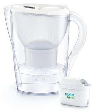 BRITA Wasserfilter-Kanne+MAXTRA+Kalkschut Marella weiss+MAX+ von LumaTech