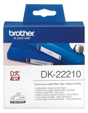 Brother DK-22210 - Schwarz auf Weiß - Rolle (2,9 cm x 30,5 m)