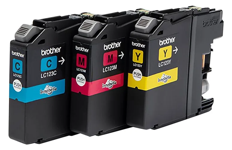 Brother LC123 RainbowPack - Gelb, Cyan, Magenta, Ansicht 4