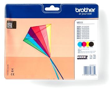 Brother LC223 - 4er-Pack - Schwarz, Gelb, Cyan, Magenta von LumaTech