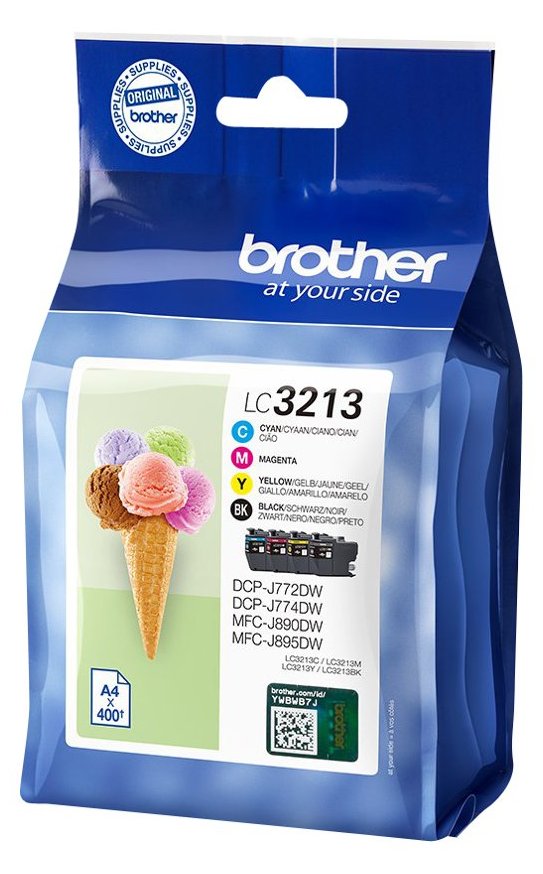 Brother LC3213 Value Pack - 4er-Pack - Schwarz, Gelb, Cyan, Magenta