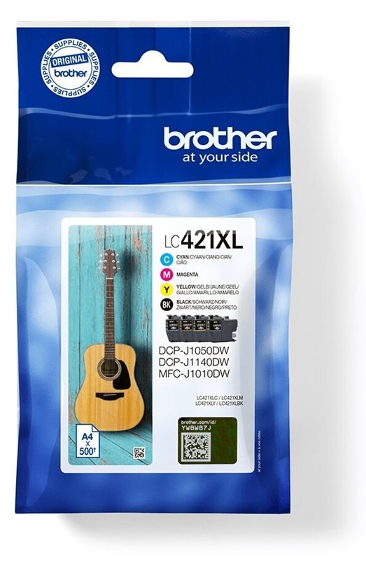Brother LC421XL - 4er-Pack - XL - Schwarz, Gelb, Cyan, Magenta