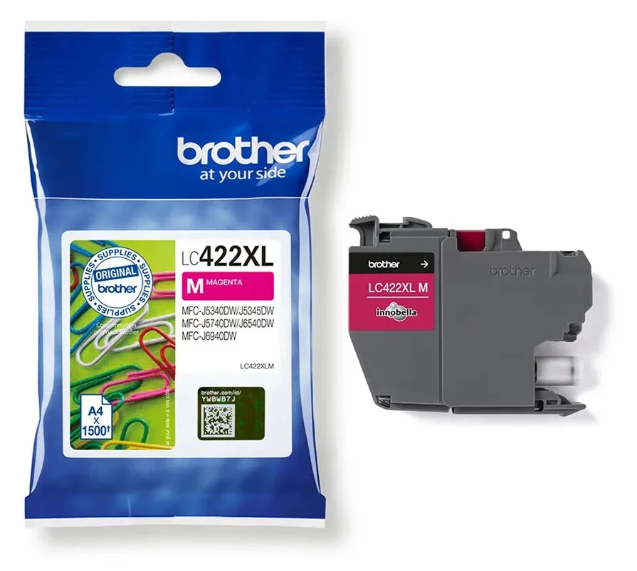 Brother LC422XLM - Magenta - original - Tintenpatrone, Ansicht 3
