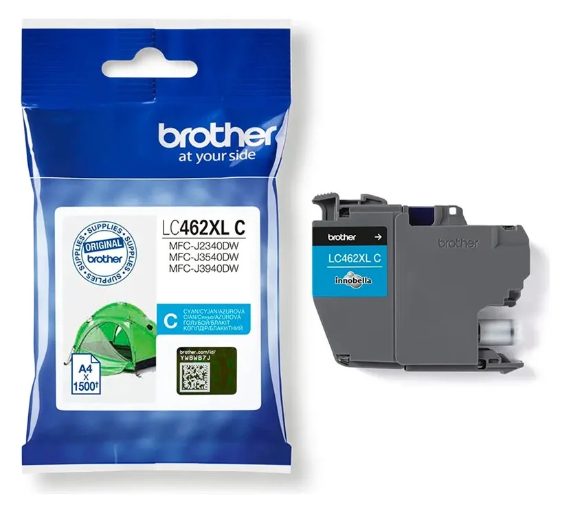 Brother LC462XLC - Mit hoher Kapazität - Cyan, Ansicht 2