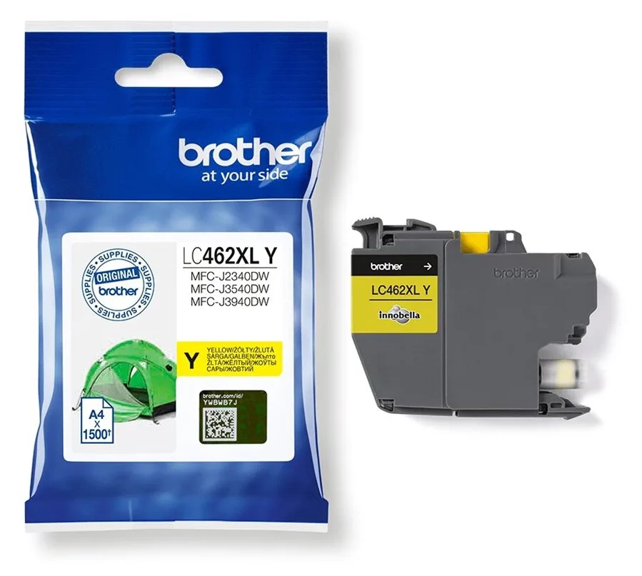Brother LC462XLY - Mit hoher Kapazität - Gelb, Ansicht 3
