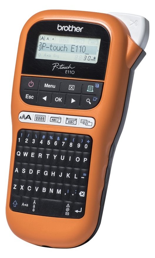 Brother P-Touch PT-E110 - Beschriftungsgerät - s/w - Thermotransfer - Rolle (1,2 cm) von LumaTech