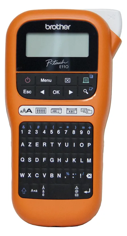 Brother P-Touch PT-E110 - Beschriftungsgerät - s/w - Thermotransfer - Rolle (1,2 cm), Ansicht 2