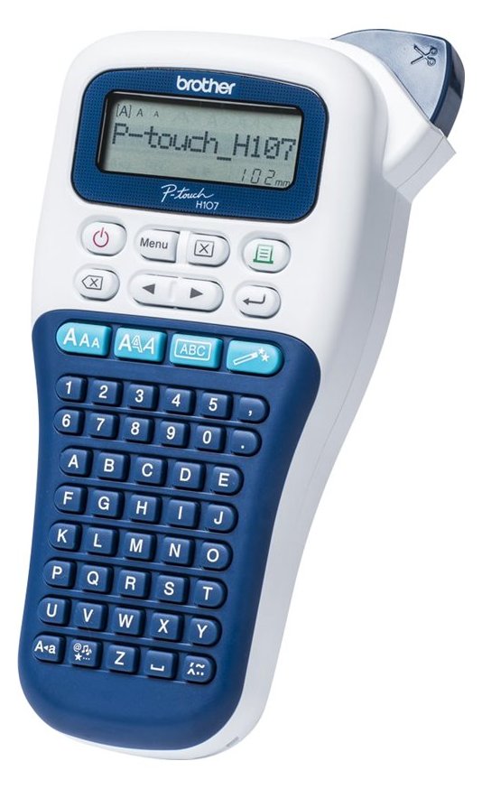Brother P-Touch PT-H107B - Beschriftungsgerät - s/w - Thermotransfer - Rolle (1,2 cm) von LumaTech