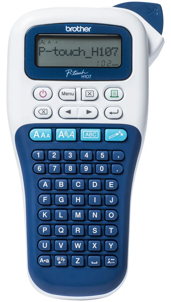 Brother P-Touch PT-H107B - Beschriftungsgerät - s/w - Thermotransfer - Rolle (1,2 cm), Ansicht 2