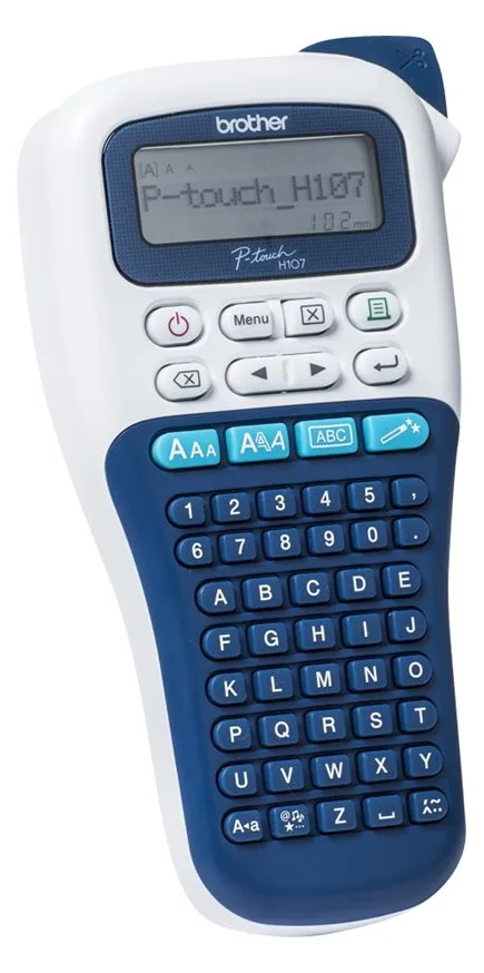 Brother P-Touch PT-H107B - Beschriftungsgerät - s/w - Thermotransfer - Rolle (1,2 cm), Ansicht 3
