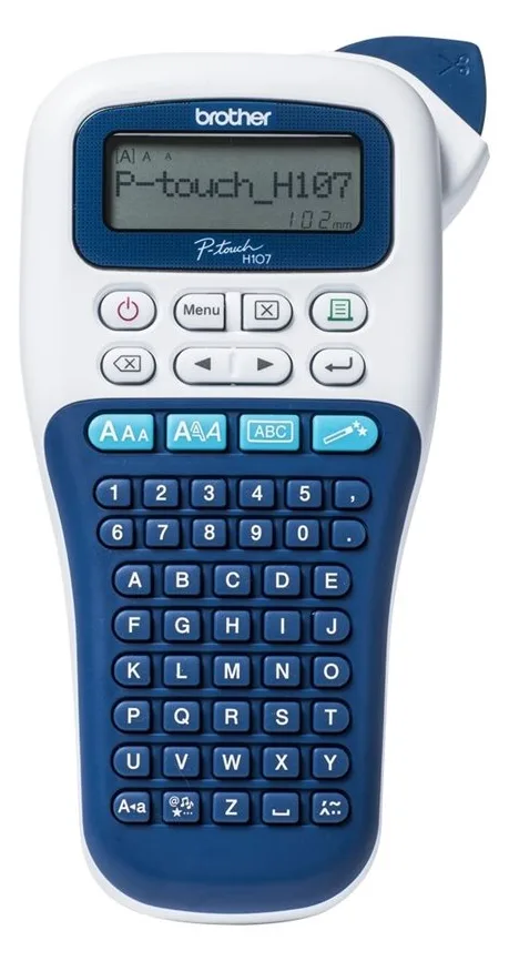 Brother P-Touch PT-H107B - Beschriftungsgerät - s/w - Thermotransfer - Rolle (1,2 cm), Ansicht 4