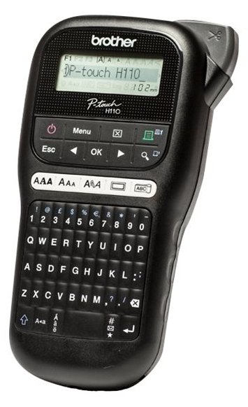 Brother P-Touch PT-H110 - Beschriftungsgerät - s/w - Thermotransfer - Rolle (1,2 cm) von LumaTech