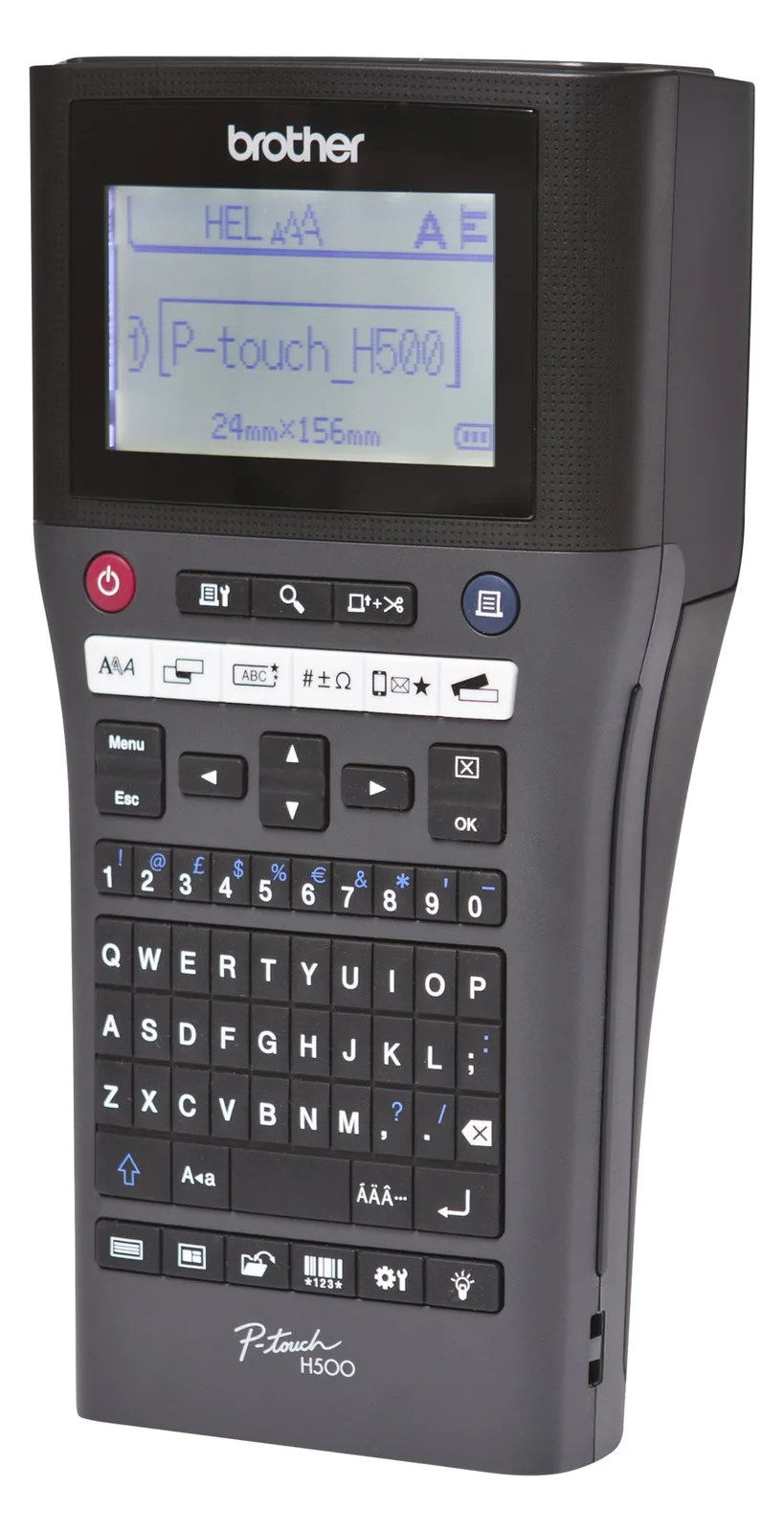 Brother P-Touch PT-H500 - Beschriftungsgerät - s/w - Thermotransfer - Rolle (2,4 cm), Ansicht 2