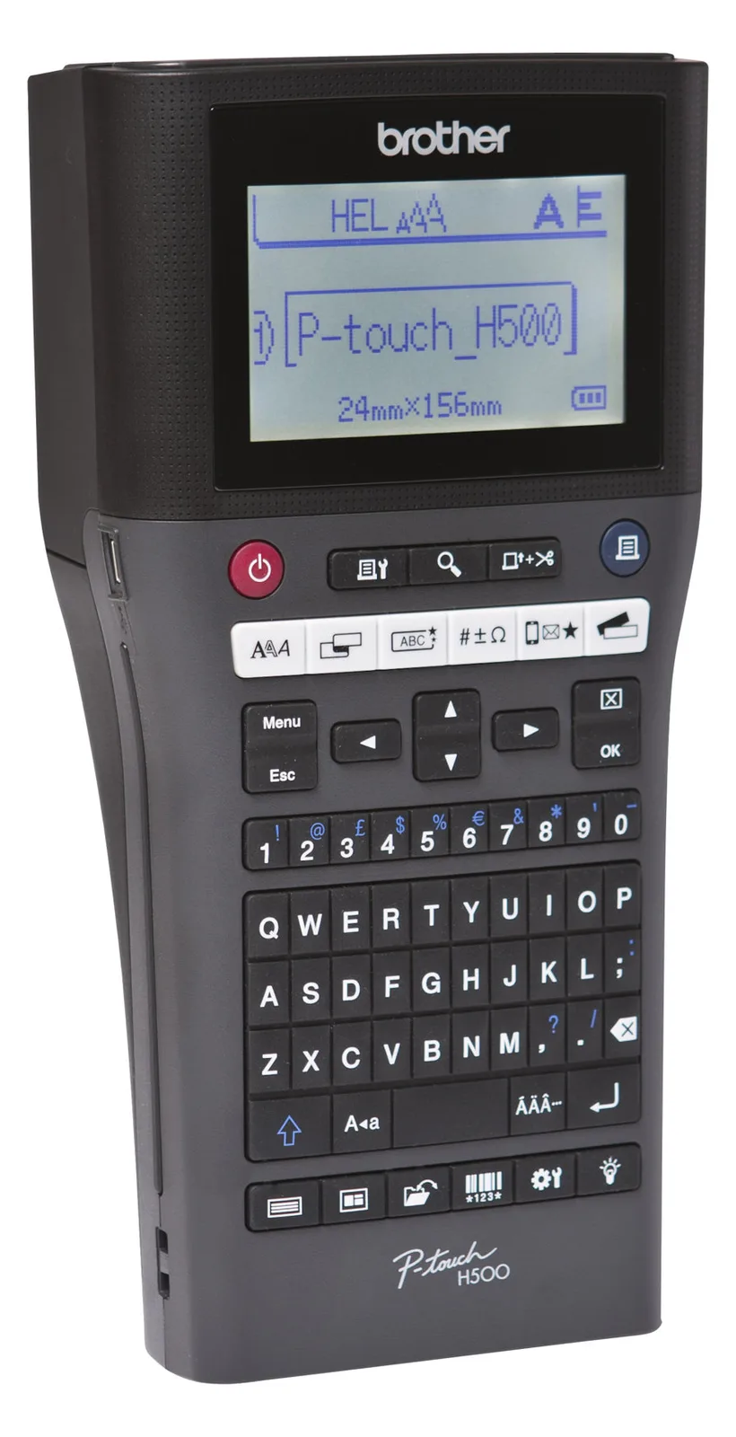 Brother P-Touch PT-H500 - Beschriftungsgerät - s/w - Thermotransfer - Rolle (2,4 cm), Ansicht 3