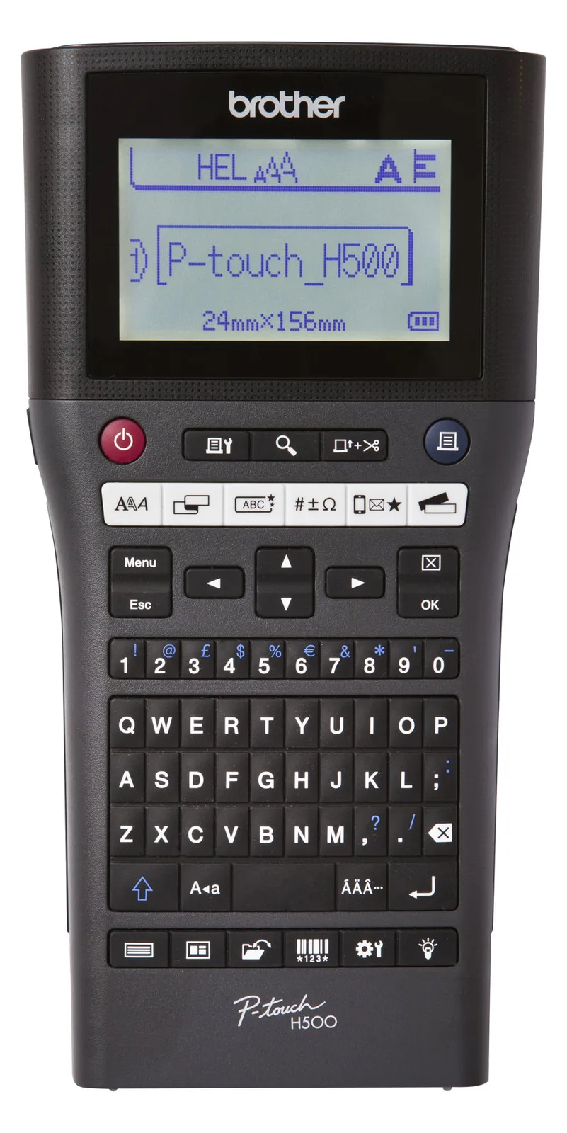 Brother P-Touch PT-H500 - Beschriftungsgerät - s/w - Thermotransfer - Rolle (2,4 cm), Ansicht 4