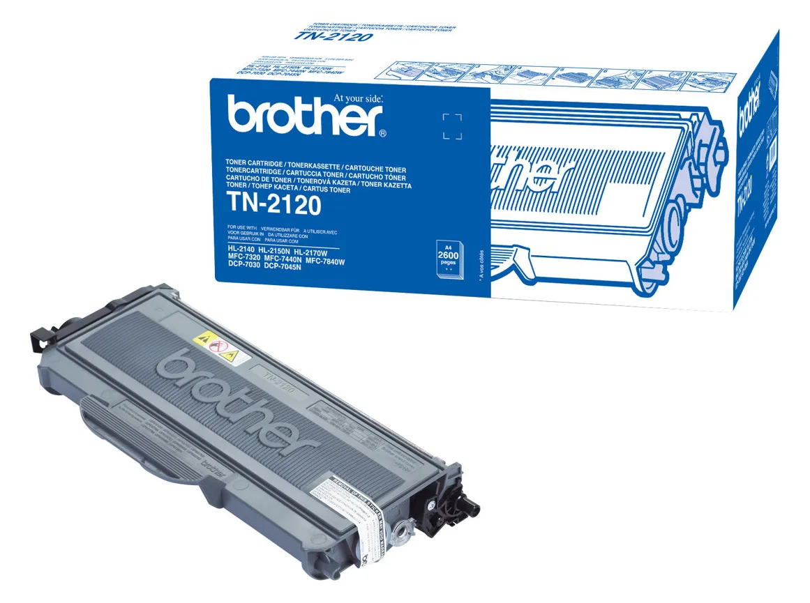 Brother TN2120 - Schwarz - Original - Tonerpatrone, Ansicht 3