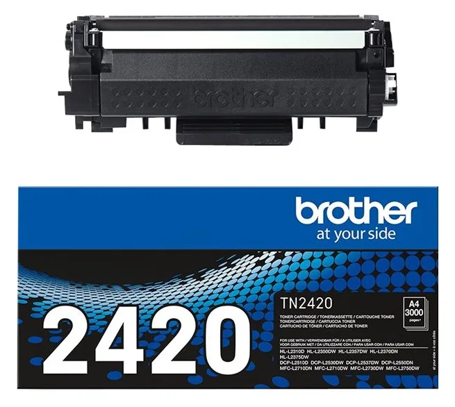 Brother TN2420 - Hohe Ergiebigkeit - Schwarz, Ansicht 3