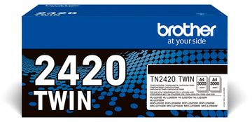 Brother TN2420 TWIN - 2er-Pack - Hohe Ergiebigkeit von LumaTech