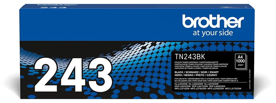 Brother TN243BK - Schwarz - Original - Tonerpatrone, Ansicht 2
