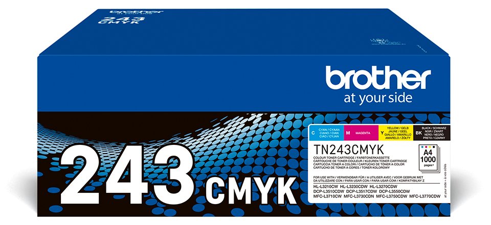 Brother TN243CMYK Value Pack - 4er-Pack - Schwarz, Gelb, Cyan, Magenta