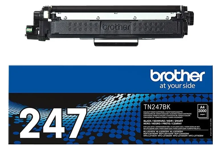 Brother TN247BK - Schwarz - original - Tonerpatrone, Ansicht 3
