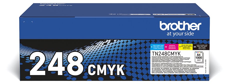 Brother TN248VAL Multipack - 4er-Pack - Schwarz, Gelb, Cyan, Magenta