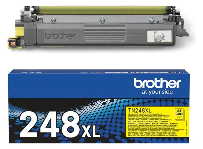 Brother TN248XLY - Hohe Ergiebigkeit - Gelb - original, Ansicht 2