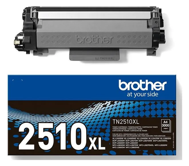 Brother TN-2510XL - Super High Capacity - Schwarz, Ansicht 4