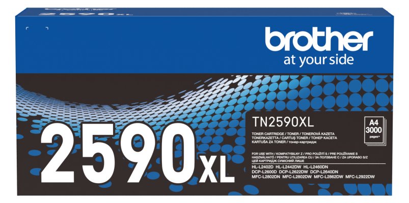 Brother TN2590XL - Schwarz - original - Box - Tonerpatrone