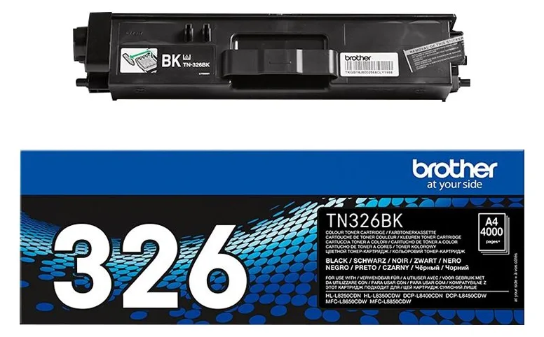 Brother TN326BK - Schwarz - Original - Tonerpatrone, Ansicht 4