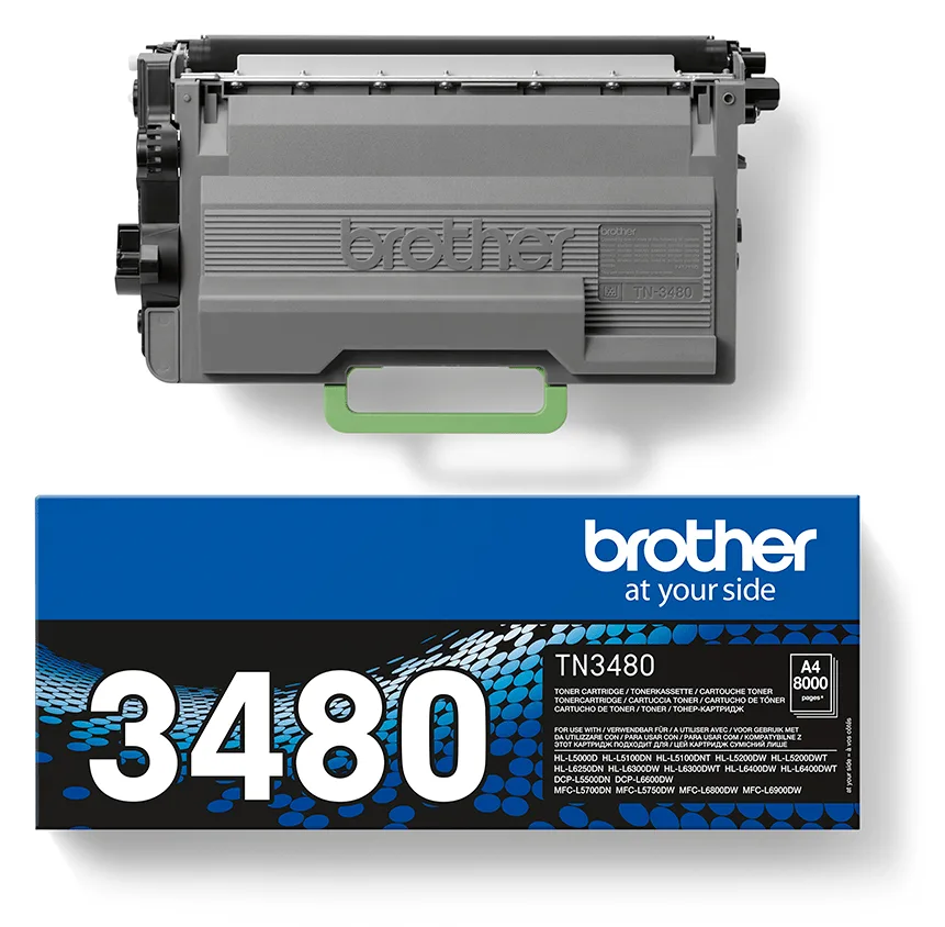 Brother TN3480 - Hohe Ergiebigkeit - Schwarz, Ansicht 4