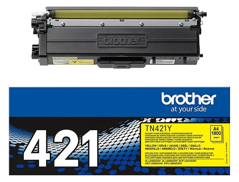 Brother TN421Y - Gelb - Original - Tonerpatrone, Ansicht 3