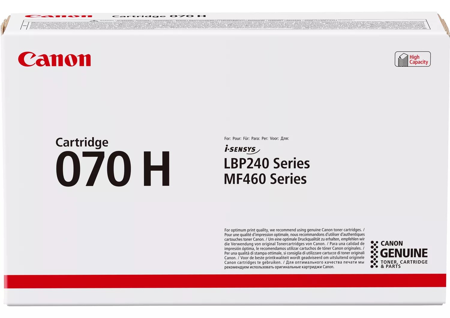 Canon 070H - Mit hoher Kapazität - Schwarz - original von LumaTech