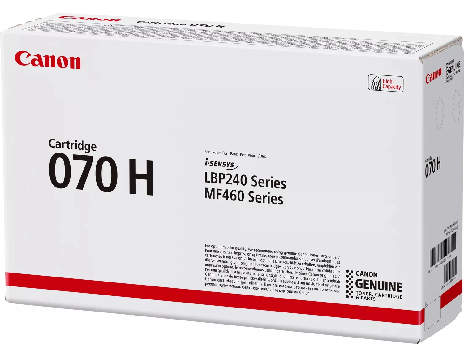 Canon 070H - Mit hoher Kapazität - Schwarz - original, Ansicht 2