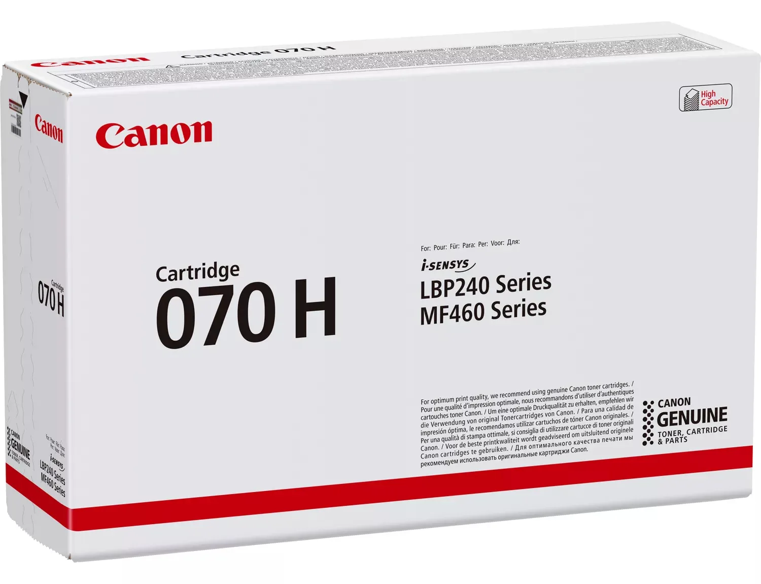Canon 070H - Mit hoher Kapazität - Schwarz - original, Ansicht 3