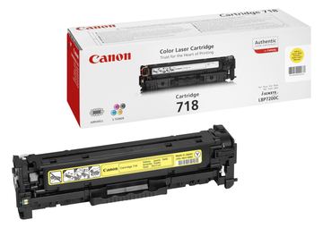 Canon 718 Yellow - Gelb - Original - Tonerpatrone von LumaTech