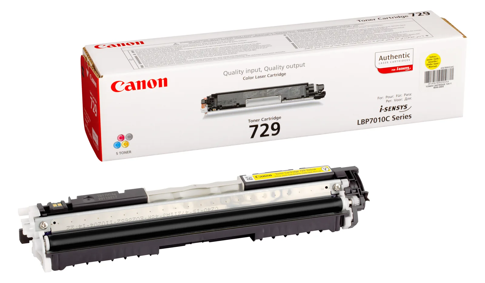Canon 729 Y - Gelb - Original - Tonerpatrone, Ansicht 2