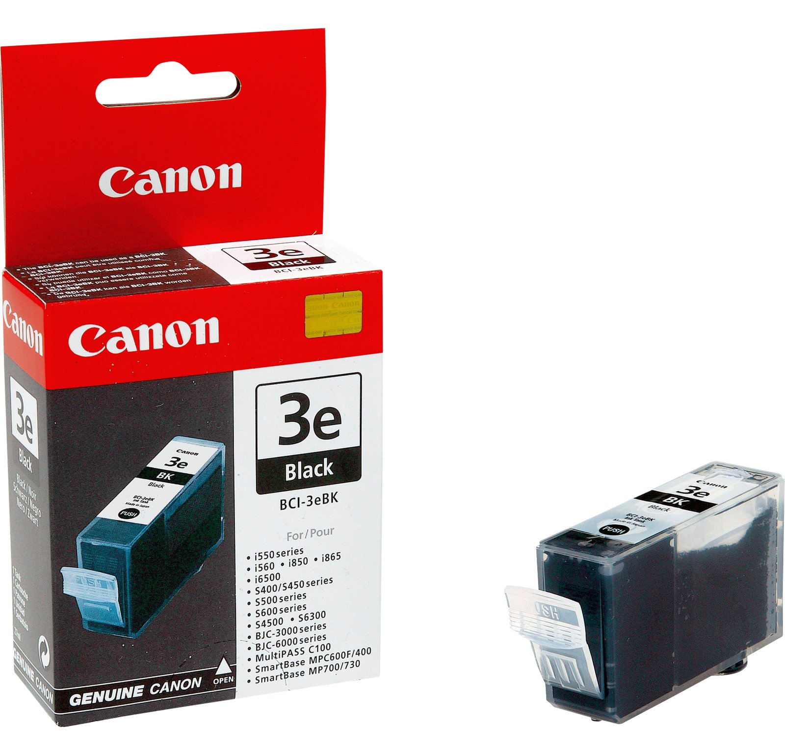 Canon BCI-3eBK - Schwarz - Original - Tintenbehälter