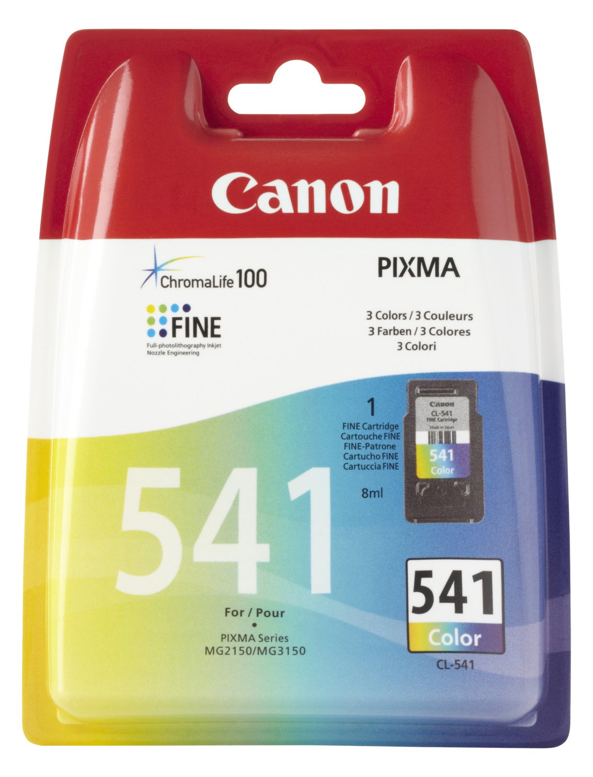 Canon CL-541 - 8 ml - Farbe (Cyan, Magenta, Gelb)