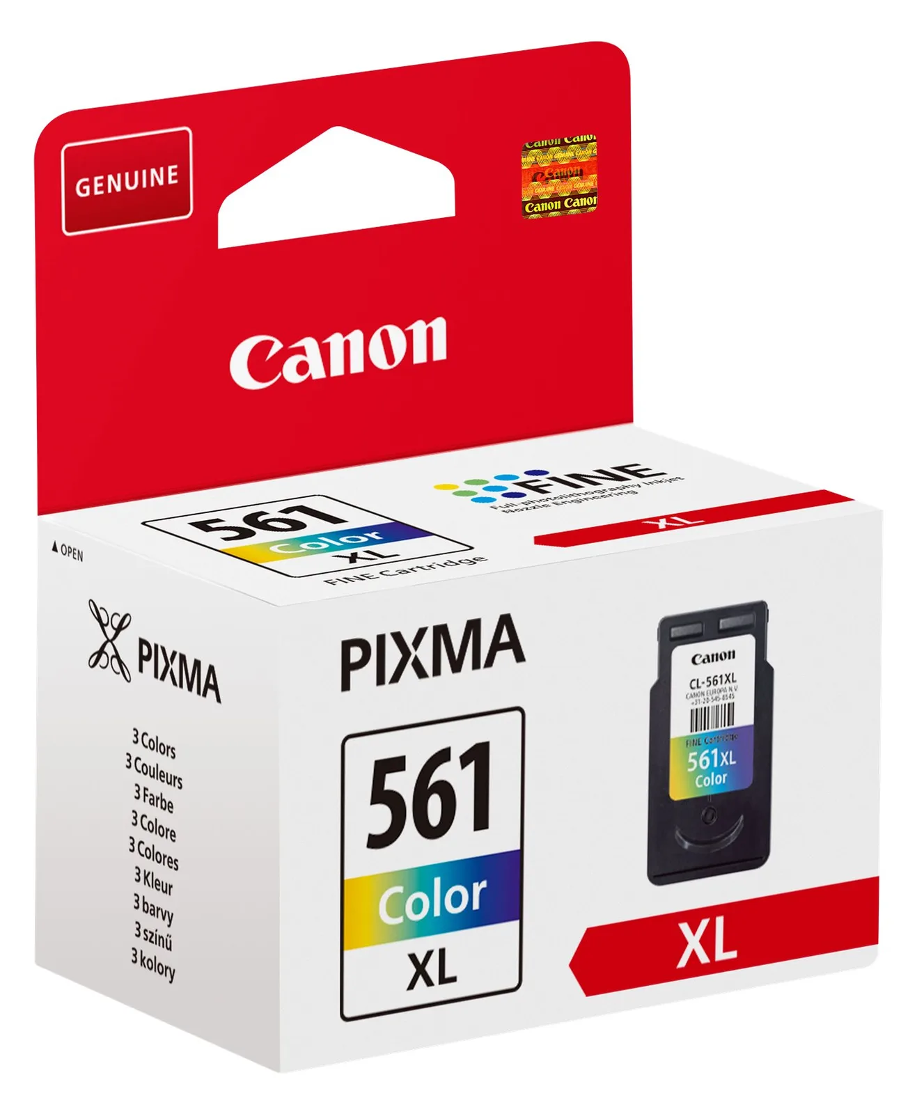 Canon CL-561XL - Farbe (Cyan, Magenta, Gelb), Ansicht 2