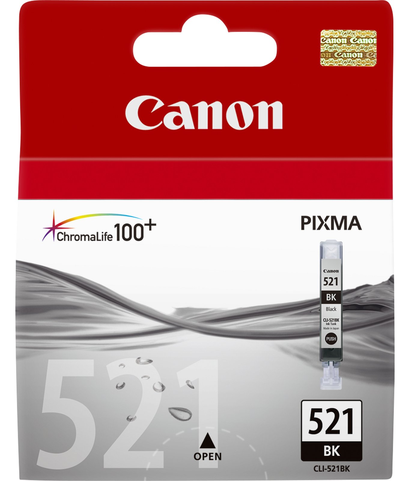Canon CLI-521BK - 9 ml - Photo schwarz - Original
