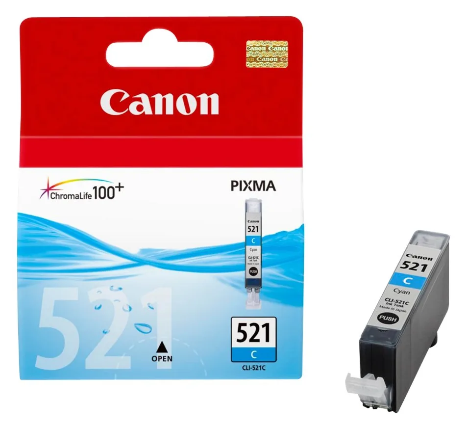 Canon CLI-521BK - 9 ml - Photo schwarz - Original, Ansicht 2