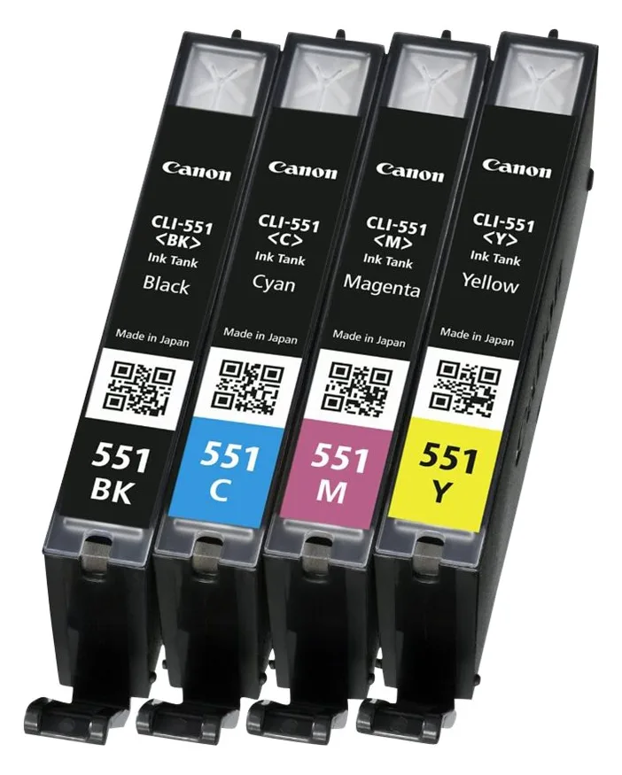 Canon CLI-551 Ink Cartridge C/M/Y/BK MultiPack - Tintenpatrone, Ansicht 3