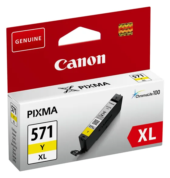 Canon CLI-571Y XL - 11 ml - Hohe Ergiebigkeit, Ansicht 2