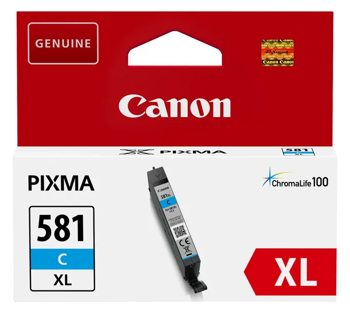 Canon CLI-581C XL - 8.3 ml - Größe XL - Cyan, Ansicht 2