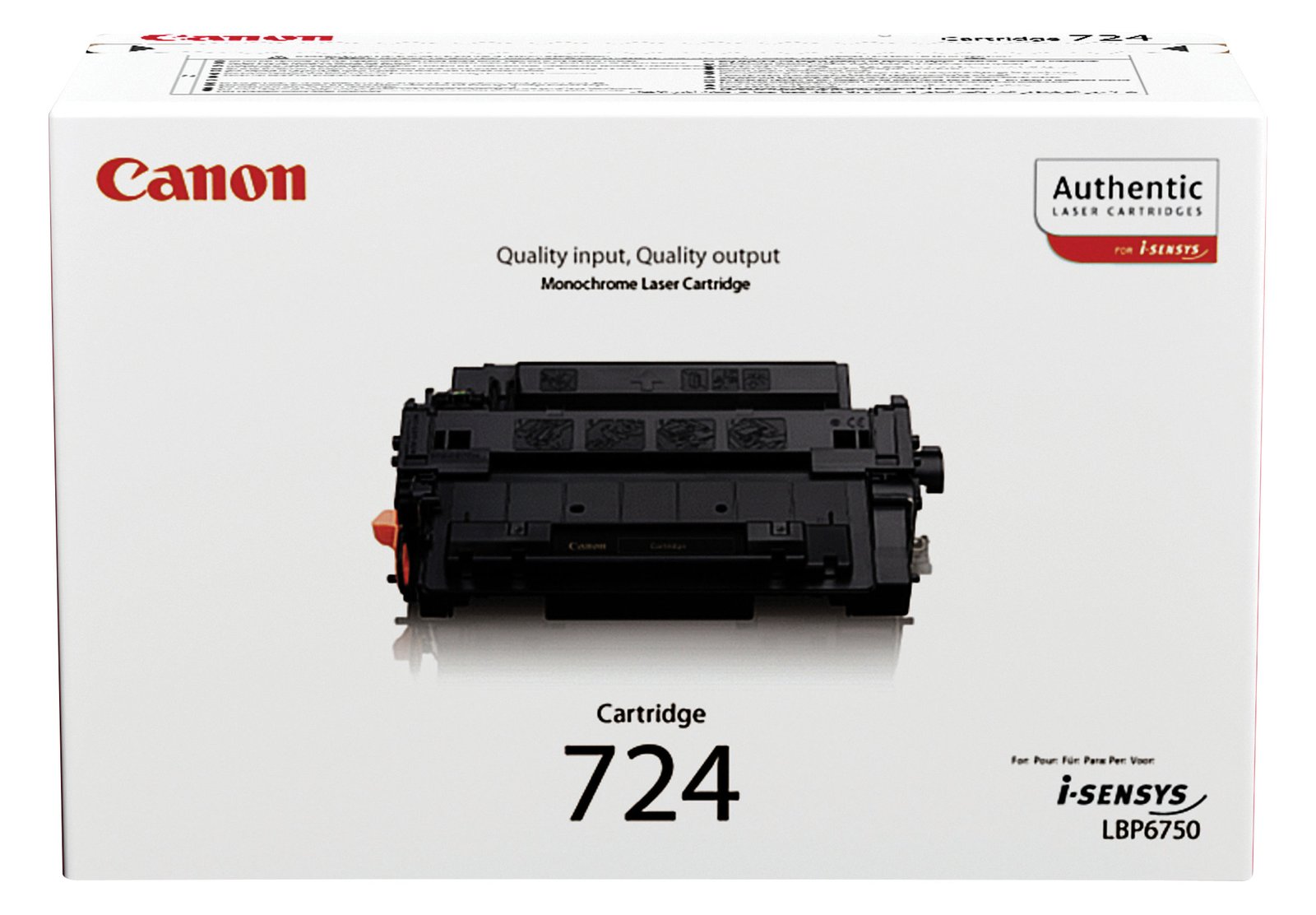 Canon CRG-724 - Schwarz - Original - Tonerpatrone von LumaTech