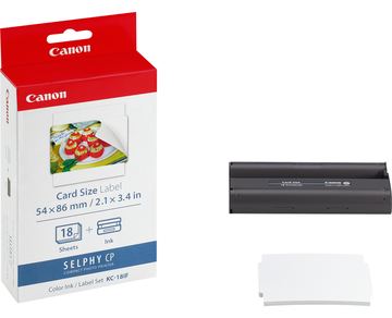 Canon KC-18IF - 18 Stck. Etiketten - für Canon SELPHY CP1000 von LumaTech