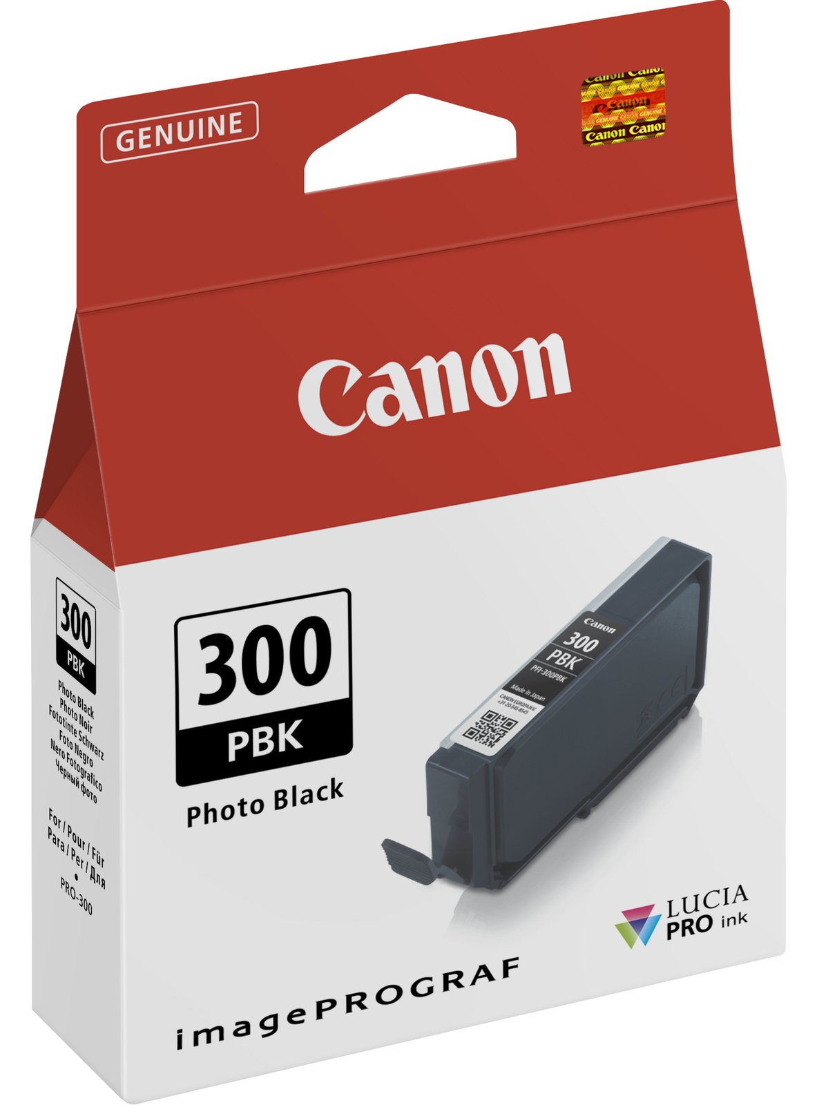 Canon PFI-300 PBK - Photo schwarz - Original